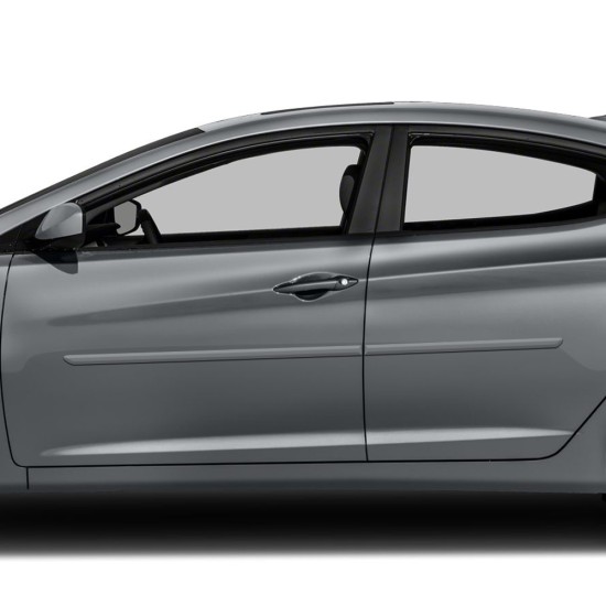 Hyundai Elantra 4 Door / 5 Door Painted Body Side Molding 2007 - 2020 / FE-ELA07 (FE-ELA07) by www.Sportwing.com