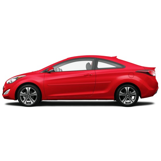 Hyundai Elantra Coupe Painted Body Side Molding 2013 - 2016 / FE-ELA13-2DR (FE-ELA13-2DR) by www.Sportwing.com