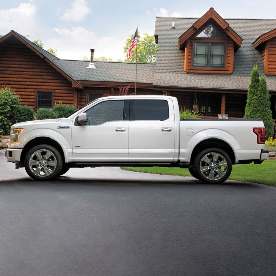 Ford F-150 SuperCrew Painted Body Side Molding 2015 - 2023 / FE-F15015-SCC (FE-F15015-SCC) by www.Sportwing.com