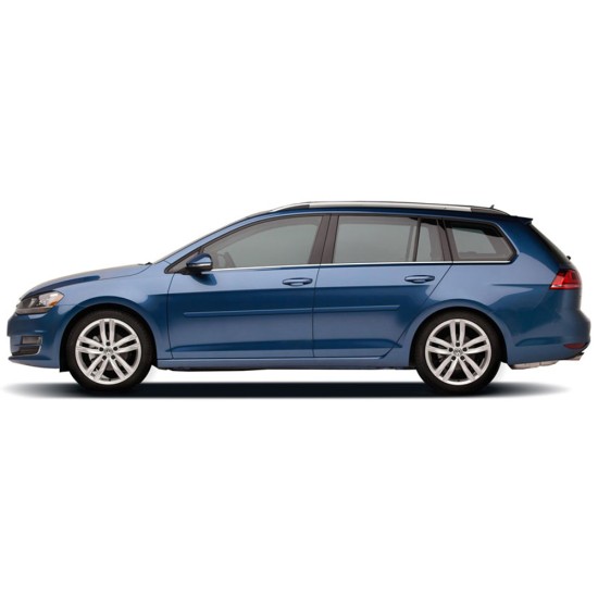 Volkswagen Golf Sportwagen Painted Body Side Molding 2015 - 2020 / FE-GOLF-WGN (FE-GOLF-WGN) by www.Sportwing.com