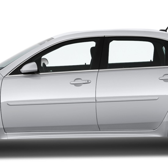 Chevrolet Impala Painted Body Side Molding 2006 - 2013 / FE-IMP08 (FE-IMP08) by www.Sportwing.com