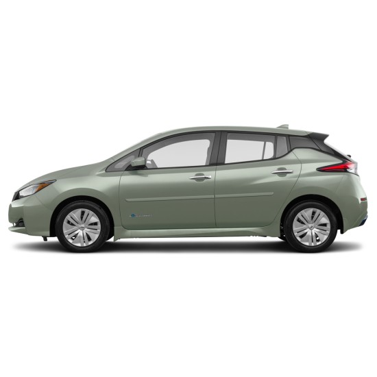 Nissan Leaf Painted Body Side Molding 2018 - 2023 / FE-LEAF18 (FE-LEAF18) by www.Sportwing.com