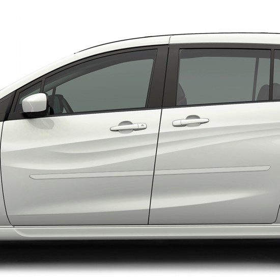 Mazda 5 Painted Body Side Molding 2010 - 2015 / FE-MAZDA5 (FE-MAZDA5) by www.Sportwing.com