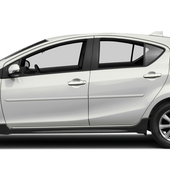 Toyota Prius C Painted Body Side Molding 2012 - 2019 / FE-PRI13-C (FE-PRI13-C) by www.Sportwing.com