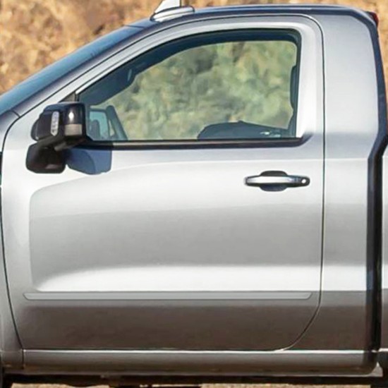  GMC Sierra 3500 Regular Cab Painted Body Side Molding 2019 - 2024 / FE-SIL19-RC | Sportwing