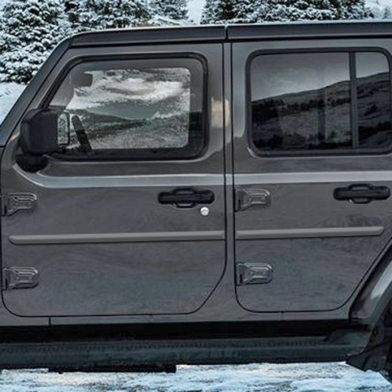 Jeep Wrangler 4 Door Painted Body Side Molding 2006 - 2024 / FE-WRANGLER-4DR | Sportwing Jeep Wrangler 4 Door Painted Body Side Molding 2006 - 2024 / FE-WRANGLER-4DR | Sportwing