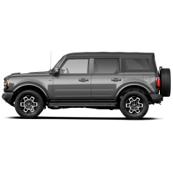  Ford Bronco 4 Door Painted Body Side Molding 2021 - 2023 / FE2-BRONCO21-4DR
