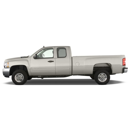 Chevrolet Silverado Extended Cab Painted Body Side Molding 2007 - 2013 / FE2-SILVERADO-EC (FE2-SILVERADO-EC) by www.Sportwing.com