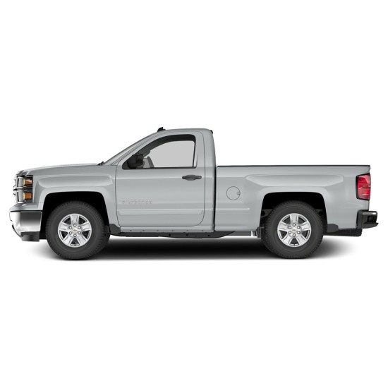 GMC Sierra Regular Cab Painted Body Side Molding 2007 - 2013 / FE2-SILVERADO-RC (FE2-SILVERADO-RC) by www.Sportwing.com