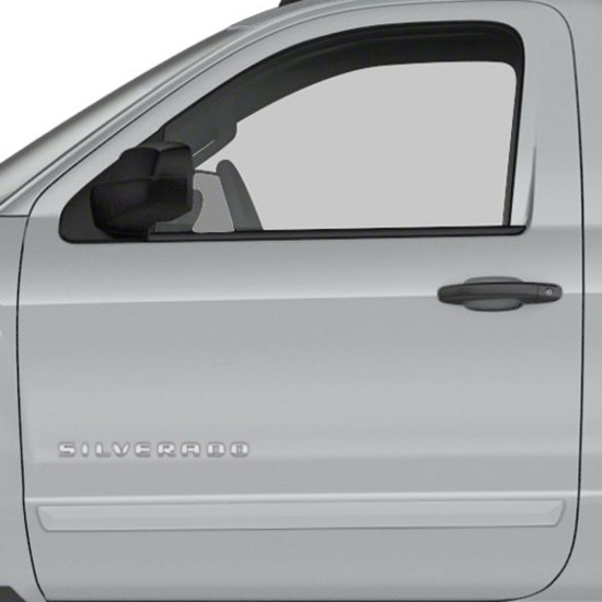 GMC Sierra Regular Cab Painted Body Side Molding 2007 - 2013 / FE2-SILVERADO-RC (FE2-SILVERADO-RC) by www.Sportwing.com