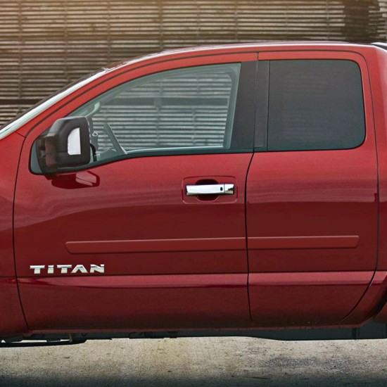 Nissan Titan King Cab Painted Body Side Molding 2016 - 2023 / FE2-TITAN16-KC (FE2-TITAN16-KC) by www.Sportwing.com