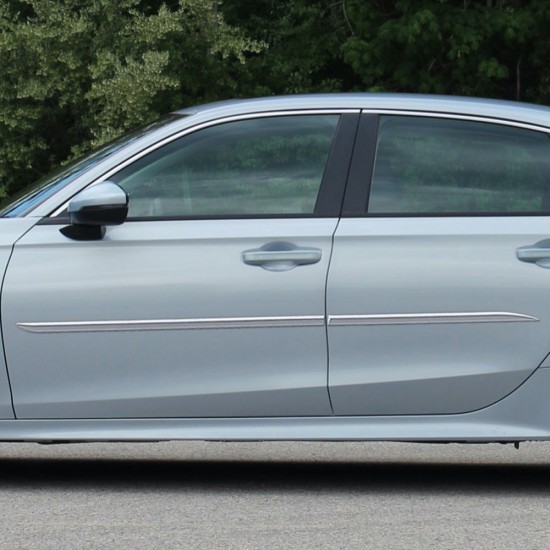 Honda Civic 4 Door Painted Body Side Molding 2022 - 2024 / FE7-CIV22-4DR | Sportwing Honda Civic 4 Door Painted Body Side Molding 2022 - 2024 / FE7-CIV22-4DR | Sportwing
