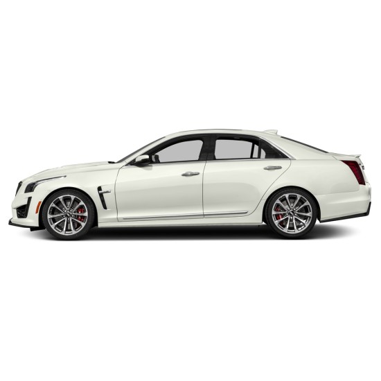 Cadillac CTS Sedan Chrome Body Side Molding 2014 - 2019 / LCM-CTS14-1819-2021 (LCM-CTS14-1819-2021) by www.Sportwing.com