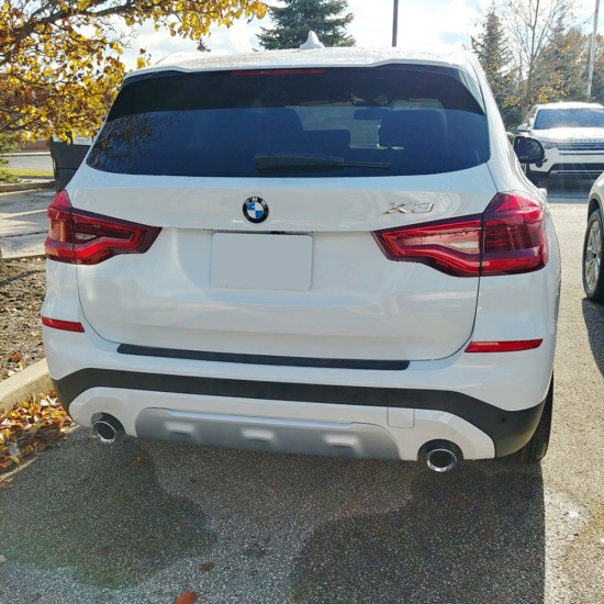 BMW X3 Rear Bumper Protector 2018 - 2023 / RBP-006 (RBP-006) by www.Sportwing.com