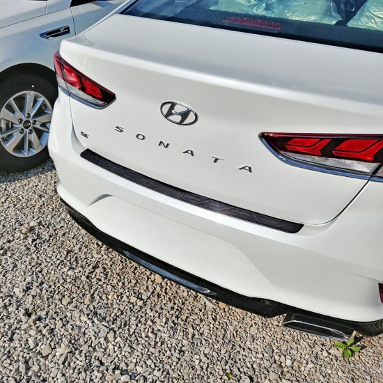 Hyundai Sonata Rear Bumper Protector 2018 - 2019 / RBP-006 (RBP-006) by www.Sportwing.com