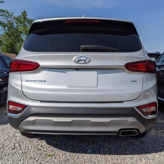 Hyundai Santa Fe Rear Bumper Protector 2019 - 2023 / RBP-021 (RBP-021) by www.Sportwing.com