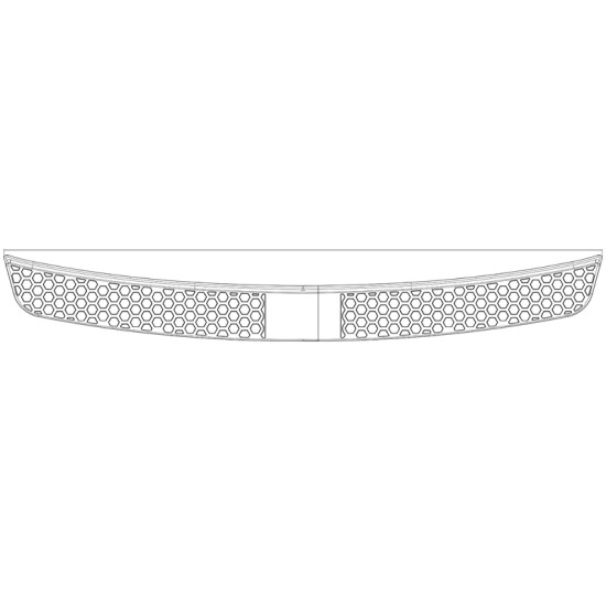 Subaru Impreza Hatchback Rear Bumper Protector 2017 - 2022 / RBP-002 Subaru Impreza Hatchback Rear Bumper Protector 2017 - 2022 / RBP-002