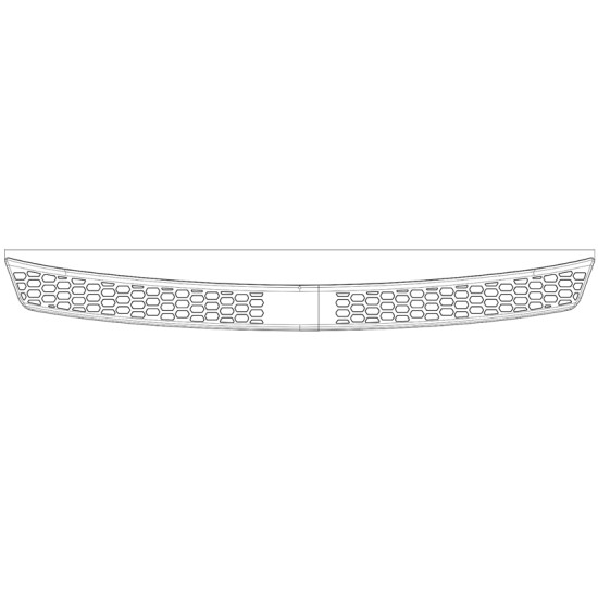 Kia Forte Hatchback Rear Bumper Protector 2011 - 2013 / RBP-004 (RBP-004) by www.Sportwing.com