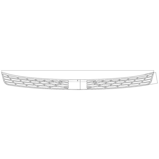 Ford Transit Connect Rear Bumper Protector 2012 - 2023 / RBP-008 (RBP-008) by www.Sportwing.com