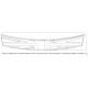 Dodge Journey Rear Bumper Protector 2009 - 2021 / RBP-011 (RBP-011) by www.Sportwing.com