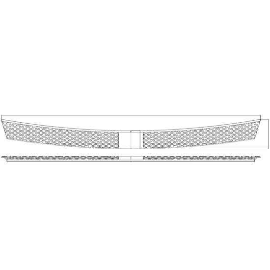Chrysler Pacifica Rear Bumper Protector 2017 - 2025 / RBP-017 Chrysler Pacifica Rear Bumper Protector 2017 - 2025 / RBP-017