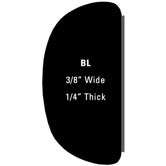 SlimLine Standard Molding; 60  Roll - 3/8” Wide, 1/4” Thick / BL6002-R (BL6002-R) by www.Sportwing.com