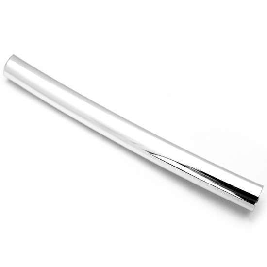 U-Shape Chrome Door Edge Guard; 50' Roll - 0.280” Wide, 1/16” Thick / DG50C-RX