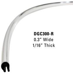 Door Edge Guard; 150' Roll - 0.300” Wide, 1/16” Thick / DG150C300-R