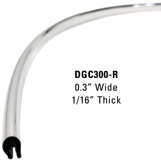 Door Edge Guard; 50  Roll - 0.300” Wide, 1/16” Thick / DG50C300-R (DG50C300-R) by www.Sportwing.com