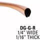 U-Shape Gold Door Edge Guard; 150' Roll - 1/4” Wide, 1/16” Thick / DG150G-R