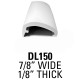 Track Cover Molding; 150 Roll - 7/8” Wide, 1/8” Thick / DL15019015-G (DL15019015-G) by www.Sportwing.com Track Cover Molding; 150 Roll - 7/8” Wide, 1/8” Thick / DL15019015-G (DL15019015-G) by www.Sportwing.com