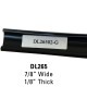 Track Cover Molding; 65 Roll - 7/8” Wide, 1/8” Thick / DL26502-G (DL26502-G) by www.Sportwing.com Track Cover Molding; 65 Roll - 7/8” Wide, 1/8” Thick / DL26502-G (DL26502-G) by www.Sportwing.com