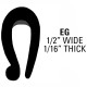 Heavy Duty Edge Trim; 60  Roll - 1/2” Wide, 1/16” Thick / EG6002-R (EG6002-R) by www.Sportwing.com