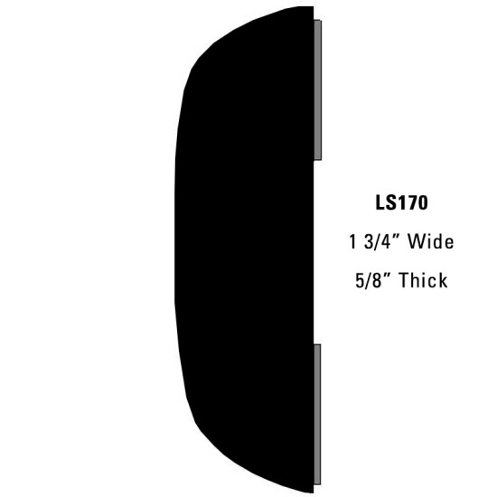 Buick LeSabre Factory Match Molding; 14  Roll - 1 3/4” Wide, 5/8” Thick / LS1701402-S (LS1701402-S) by www.Sportwing.com