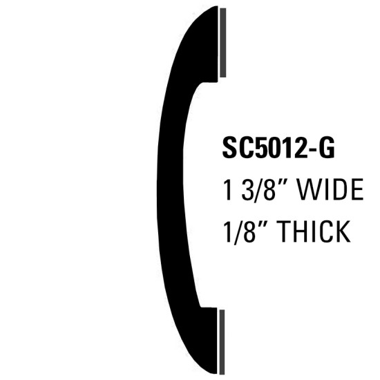 Screw Cover Molding; 50  Roll - 1 3/8” Wide, 1/8” Thick / SC50-G (SC50-G) by www.Sportwing.com