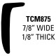 Wheel Well Trim; 25  Roll - 7/8” Wide, 1/8” Thick / TCM87525-HG (TCM87525-HG) by www.Sportwing.com