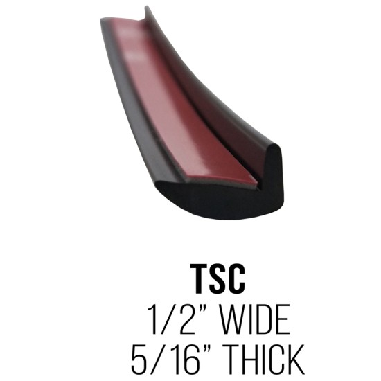 Truck Lid Edge Trim; 21  Roll - 1/2” Wide, 5/16” Thick / TSC2102-R (TSC2102-R) by www.Sportwing.com