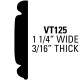 Truck and Van Molding; 65  Roll - 1 1/4” Wide, 3/16” Thick / VT12565-R (VT12565-R) by www.Sportwing.com