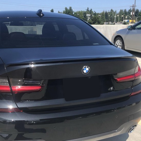 BMW 3-Series Sedan Factory Style Flush Mount Rear Deck Spoiler 2019 - 2023 / BMW3-19-FM (BMW3-19-FM) by www.Sportwing.com