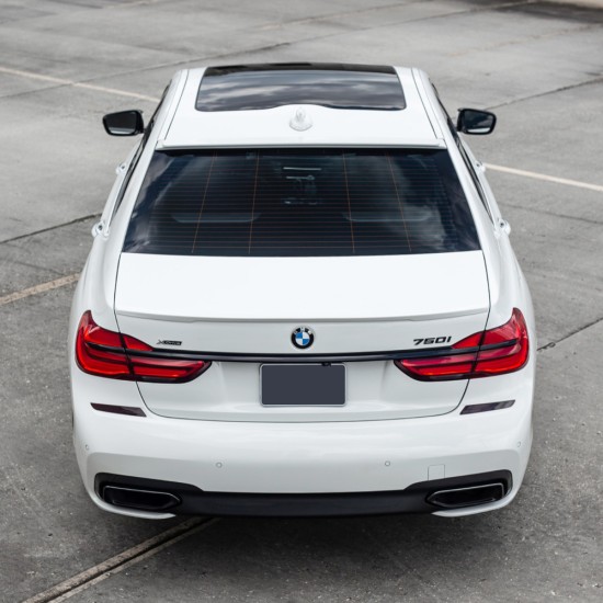 BMW 7-Series Factory Style Flush Mount Rear Deck Spoiler 2016 - 2022 / BMW7-16-FM (BMW7-16-FM) by www.Sportwing.com