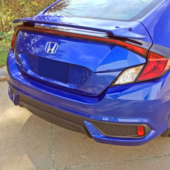 Honda Civic Coupe Factory Style Pedestal Rear Deck Spoiler 2016 - 2021 / CIV16-2DR-PED (CIV16-2DR-PED) by www.Sportwing.com