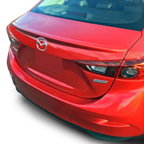 Mazda 3 Factory Style Flush Mount Rear Deck Spoiler 2014 - 2018 / MAZDA314-FM (MAZDA314-FM) by www.Sportwing.com Mazda 3 Factory Style Flush Mount Rear Deck Spoiler 2014 - 2018 / MAZDA314-FM (MAZDA314-FM) by www.Sportwing.com