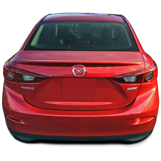 Mazda 3 Factory Style Flush Mount Rear Deck Spoiler 2014 - 2018 / MAZDA314-FM (MAZDA314-FM) by www.Sportwing.com Mazda 3 Factory Style Flush Mount Rear Deck Spoiler 2014 - 2018 / MAZDA314-FM (MAZDA314-FM) by www.Sportwing.com