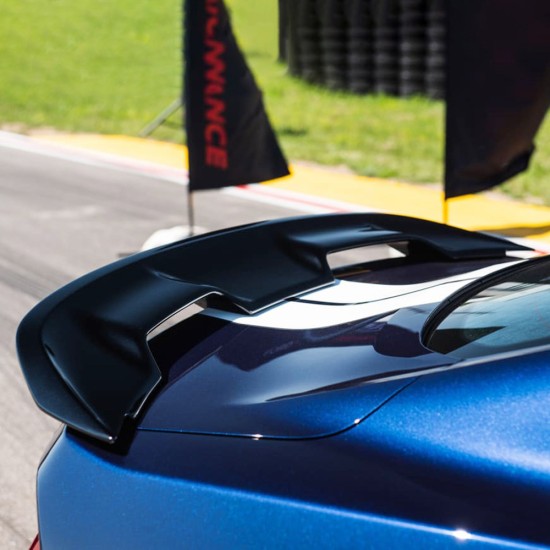 Ford Mustang GT350 Style Pedestal Rear Deck Spoiler 2015 - 2023 / MUS15-PED (MUS15-PED) by www.Sportwing.com