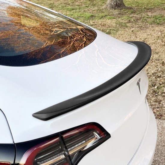 Tesla Model 3 Custom Style Flush Mount Rear Deck Spoiler 2017 - 2023 / TESLA3-17-FM (TESLA3-17-FM) by www.Sportwing.com Tesla Model 3 Custom Style Flush Mount Rear Deck Spoiler 2017 - 2023 / TESLA3-17-FM (TESLA3-17-FM) by www.Sportwing.com
