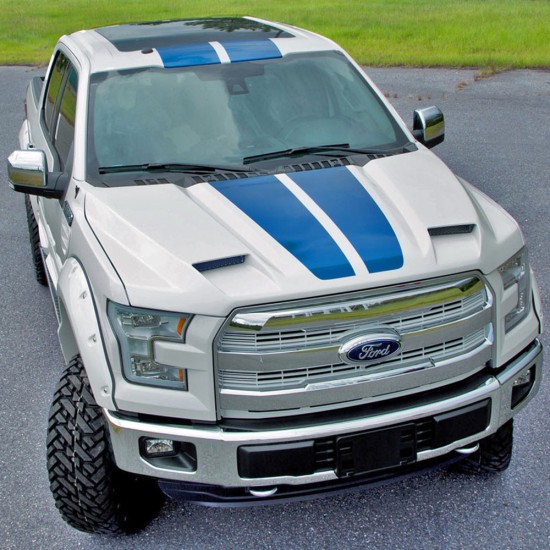 Ford F-150 Painted Functional Ram Air Hood 2015 - 2020 / RAHF15015 (RAHF15015) by www.Sportwing.com