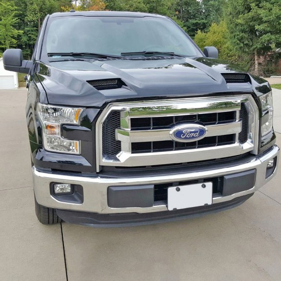 Ford F-150 Painted Functional Ram Air Hood 2015 - 2020 / RAHF15015 (RAHF15015) by www.Sportwing.com