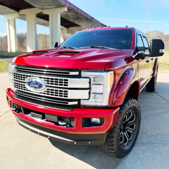 Ford F-350 Painted Functional Ram Air Hood 2017 - 2022 / RAHFORDSD17 (RAHFORDSD17) by www.Sportwing.com