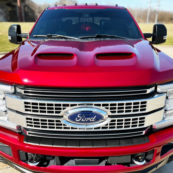 Ford F-250 Painted Functional Ram Air Hood 2017 - 2022 / RAHFORDSD17 (RAHFORDSD17) by www.Sportwing.com