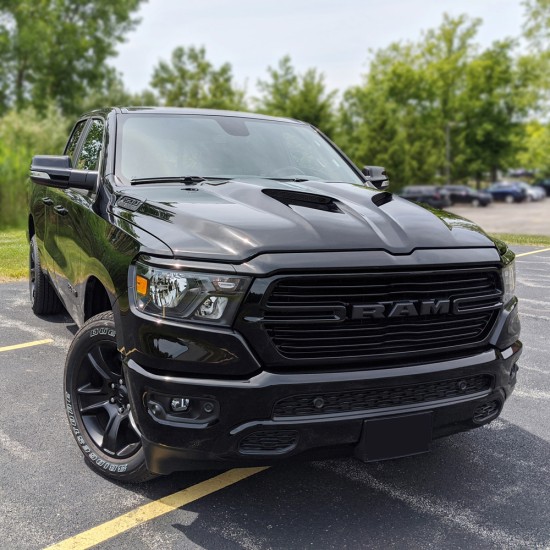  Ram 1500 Painted Functional Ram Air Hood 2019 - 2023 / RAHRAM19 | Sportwing